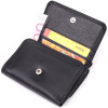 ST Leather Шкіряний жіночий гаманець чорного кольору  22506 - зображення 3