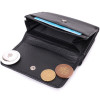 ST Leather Шкіряний жіночий гаманець чорного кольору  22506 - зображення 5