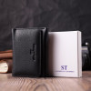 ST Leather Шкіряний жіночий гаманець чорного кольору  22506 - зображення 8