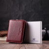 ST Leather Жіночий гаманець з натуральної шкіри бордовий  22551 - зображення 9