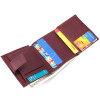 ST Leather Жіночий гаманець з натуральної шкіри бордовий  22674 - зображення 5