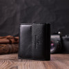 ST Leather Жіночий гаманець з натуральної шкіри чорний  22542 - зображення 6