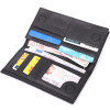 ST Leather Жіночий гаманець з натуральної шкіри чорний  22538 - зображення 4