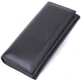 ST Leather Жіночий гаманець із натуральної шкіри чорний  22523