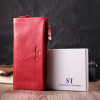 ST Leather Гаманець-клатч жіночий шкіряний червоний  22526 - зображення 8