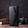 ST Leather Шкіряний жіночий гаманець чорного кольору  22546 - зображення 6