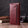 ST Leather Жіночий гаманець з натуральної шкіри бордовий  22541 - зображення 8