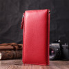 ST Leather Жіночий гаманець-клатч шкіряний червоний  22536 - зображення 8
