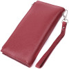 ST Leather Жіночий гаманець-клатч шкіряний бордовий  22535 - зображення 2