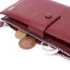 ST Leather Жіночий гаманець-клатч шкіряний бордовий  22535 - зображення 6