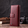 ST Leather Жіночий гаманець з натуральної шкіри бордовий  22550 - зображення 7