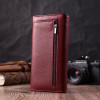 ST Leather Жіночий гаманець із натуральної шкіри бордовий  22547 - зображення 7