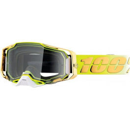 Ride 100% Мото очки 100% Armega Feelgood желтые, прозрачная линза