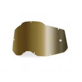 Ride 100% Линза к очкам 100% RC2/AC2/ST2 Replacement Lens Anti-Fog - True Gold, Mirror Lens
