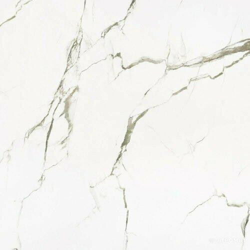 Megagres Carrara 60x60 white gloss rect - зображення 1