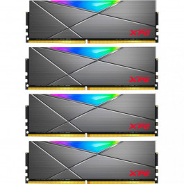 ADATA 32 GB (4x8GB) DDR4 3600 MHz XPG Spectrix D50 RGB Tungsten Gray (AX4U36008G18I-QCTG50)