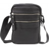 Leather Collection Чоловіча недорога шкіряна сумка-планшет чорного кольору на два відділи  (39243917) - зображення 4