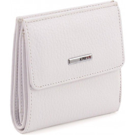 Karya Білий жіночий гаманець маленького розміру з натуральної шкіри  67488