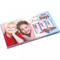 Lucky Days Шоколад молочний  Kids з молочною начинкою, 100 г (4820240031727) - зображення 1