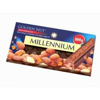 Millennium Шоколад молочний  Golden Nut мигдаль-курага, 100 г (4820240031666)