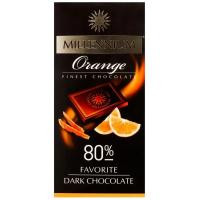 Millennium Шоколад чорний  Favorite Orange 80%, 100 г (4820240032755)