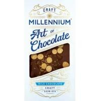 Millennium Шоколад молочний  Craft Series мигдаль-печиво амаретті, 100 г (917260) (4820240032540)