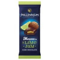 Millennium Шоколад черный Mousse с муссовой и лаймовой начинкой, 135 г (4820075507701)