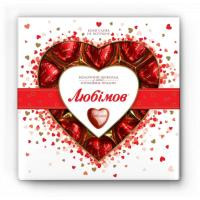 Любимов Конфеты Сердечки в молочном шоколаде 125 г (4820005195091) - зображення 1