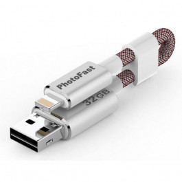 PhotoFast 32 GB MemoriesCable GEN3 USB/Lightning Silver (MCG3U3R32GB)