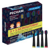 Насадки для електричної зубної щітки Pecham Насадки м'ягкі до електричної зубної щітки Pecham чорні (0390199080113)