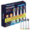 Насадки для електричної зубної щітки Pecham Насадки м'ягкі до електричної зубної щітки Pecham білі (0290119080806)
