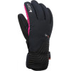 Cairn перчатки  Elena W 7.5 black-neon pink - зображення 1