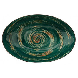 Wilmax Блюдо овальне глибоке  Spiral Green 30х19,5х7 см (WL-669541/A)