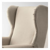 IKEA STRANDMON СТРАНДМОН, 505.118.43, Чохол для крісла, Натуральний ризан - зображення 5