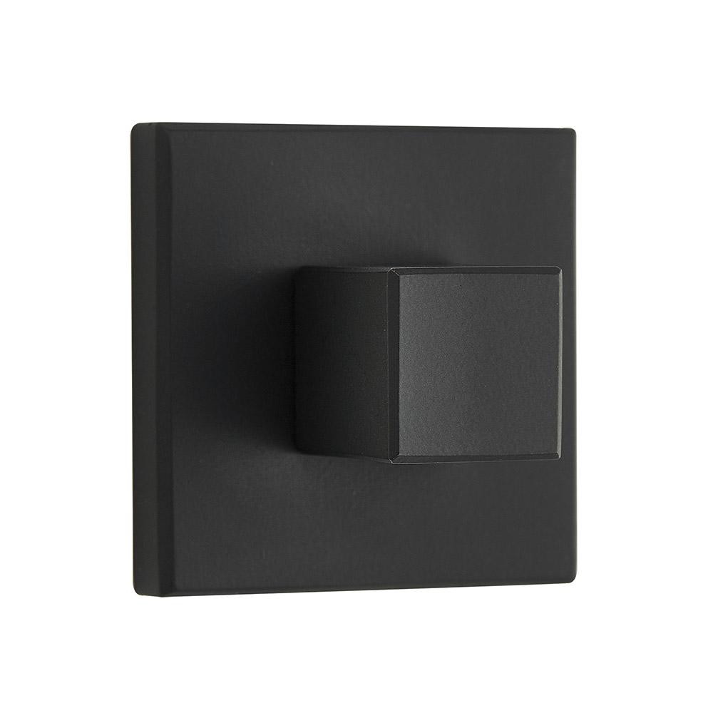 Ilavio WC-фіксатор 8х8х70 на квадратній розетці чорна - зображення 1