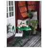 IKEA SUNDSO, 394.349.31, Стіл + 2 стільці, для вулиці, зелений, зелений - зображення 2