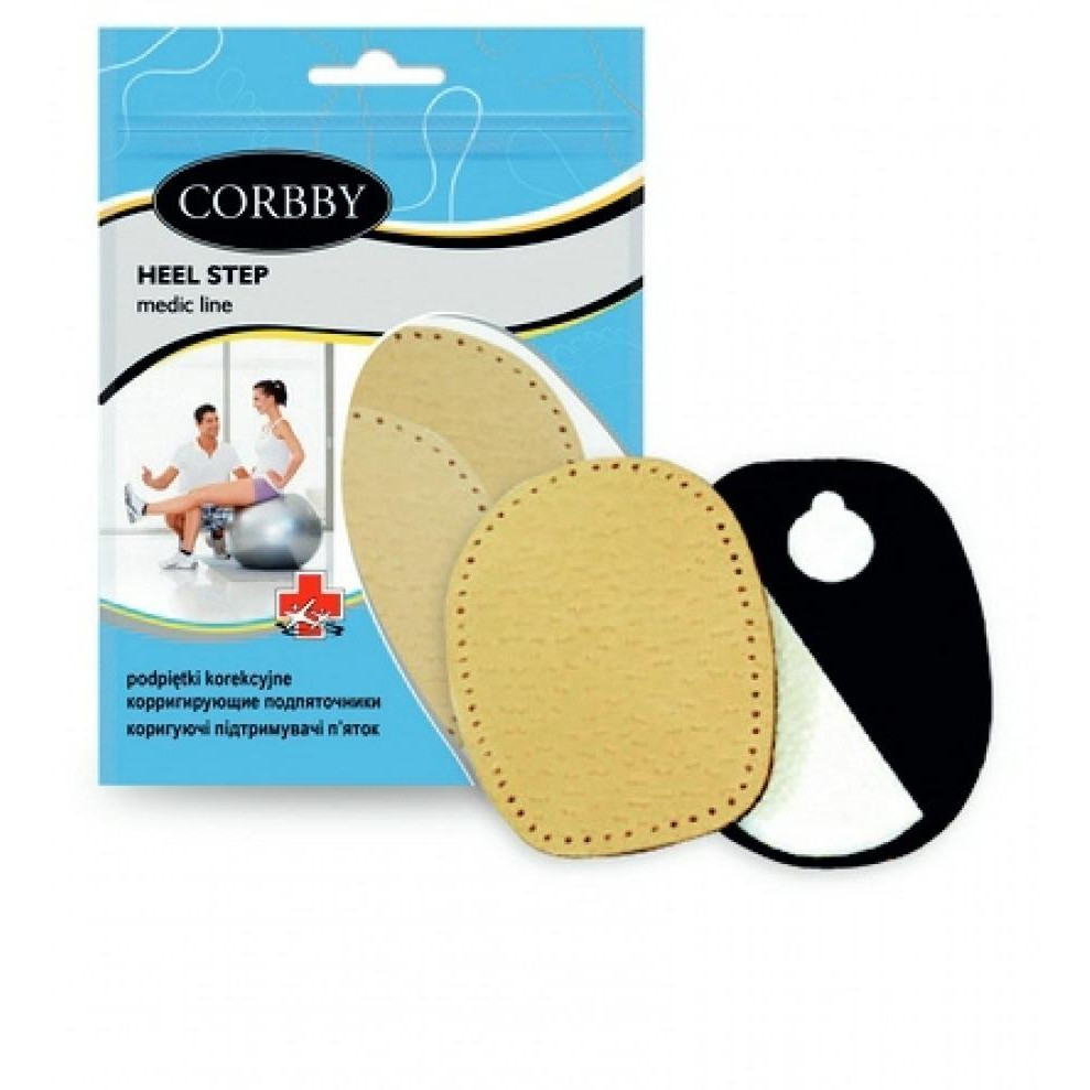 Corbby Підп`яточник шкіряний коригуючий жіночий  HEEL STEP FOR MAN - зображення 1