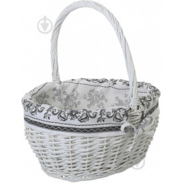 Tony Bridge Basket Кошик плетений з текстилем 37х31х19/41 см EBE18-7-1