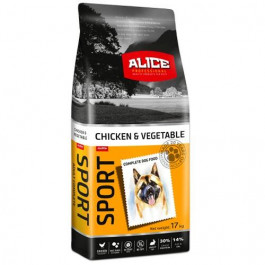 Alice Sport Chicken and Vegetable 17 кг (5997328300774)