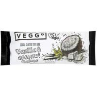 Veggo Батончик  Чизкейк з тофу в глазурі з какао зі смаком ванілі та кокоса 40 г (4779046470158)
