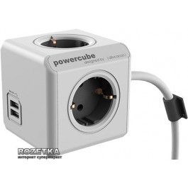 Allocacoc Powercube Extended USB (1406GY/DEEUP)