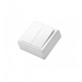 Luxel Miniature 2053 білий 2-кл накладний