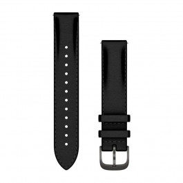 Garmin Швидкозмінні ремінці для смарт-годинника  Forerunner 255S Collection (18 мм) шкіряні чорні із грифел