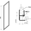 Ravak Pivot PPS-80 черный+Transparent 90G40300Z1 - зображення 2