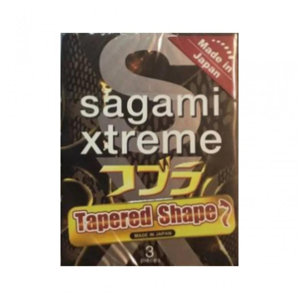 Sagami Супертонкі латексні презервативи Sagami Xtreme Cobra 3шт (11908) - зображення 1