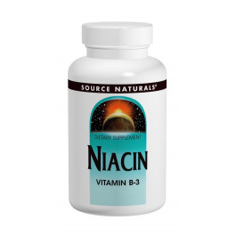 Source Naturals Ніацин (В3) 100мг, , 250 таблеток