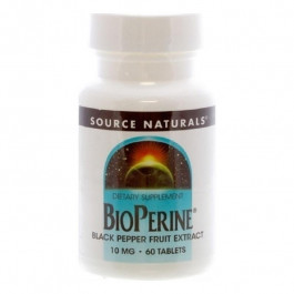 Source Naturals Біоперин (Екстракт Чорного Перцю) 10мг, 60 таблеток (SN0643)