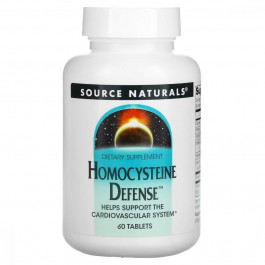 Source Naturals Захист від гомоцистеїну, Homocysteine Defense, 60 таблеток (SN1038)