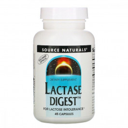 Source Naturals Лактаза, 30 мг, Lactase Digest, Source Naturals, 45 капсул