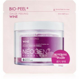 Neogen Bio-Peel+ Gauze Peeling Wine пілінгові серветки для обличчя для розгладження шкіри та звуження пор 1